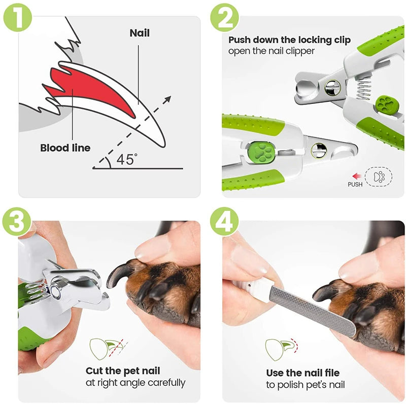 Benepaw Professional Nail Clippers with Nonslip Handles