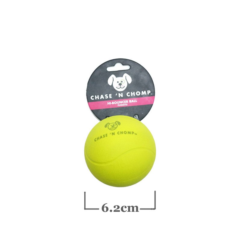 CAITEC Chase 'N Chomp Soft Rubber Floating Bouncy Ball - Suitable for Small to Large Dogs