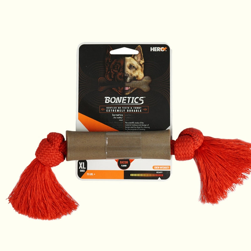 CAITEC Hero Bonetics Chewing Bone - Durable Bite Resistant great for Small to Large Dogs