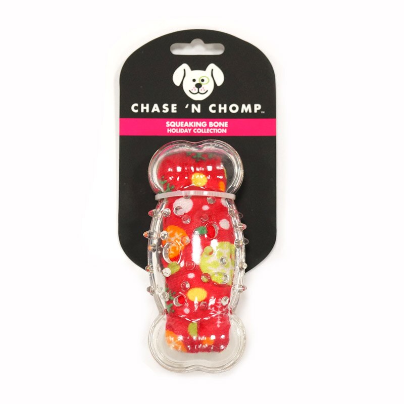 CAITEC Chase ‘N Chomp Rubber Squeaky Holiday Series Dog toys