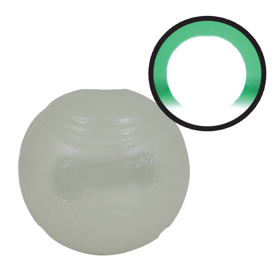 Chuckit! Max Glow Rubber Outdoor Foraging Dog Ball - Various sizes available