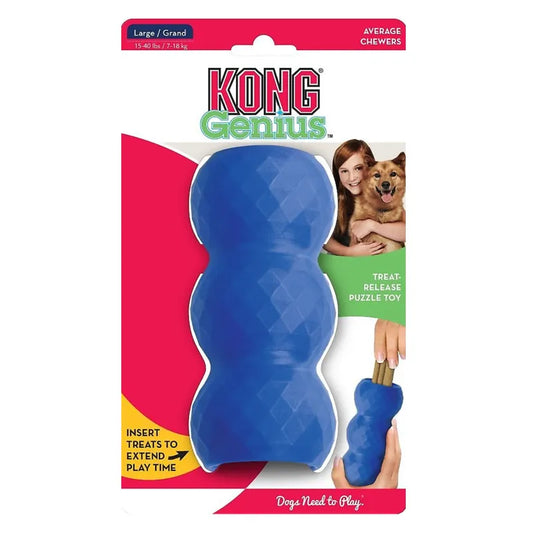 KONG Genius (Large) Mike Rubber Dog Toy, Colour options available