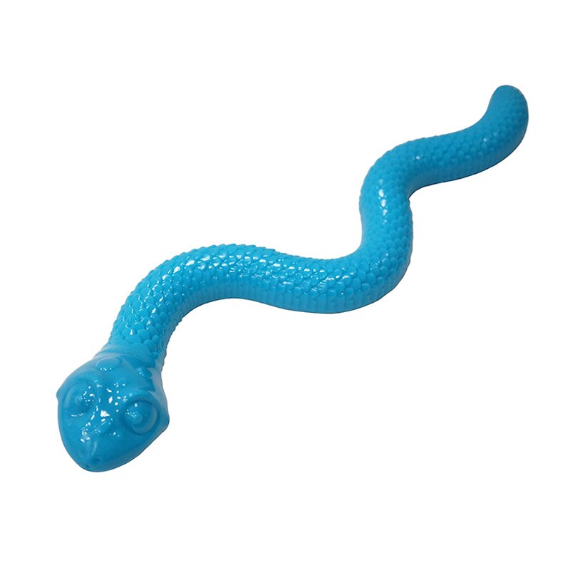 CAITEC Rubber Snake - Squeaky Dog toy for Foraging & Chewing