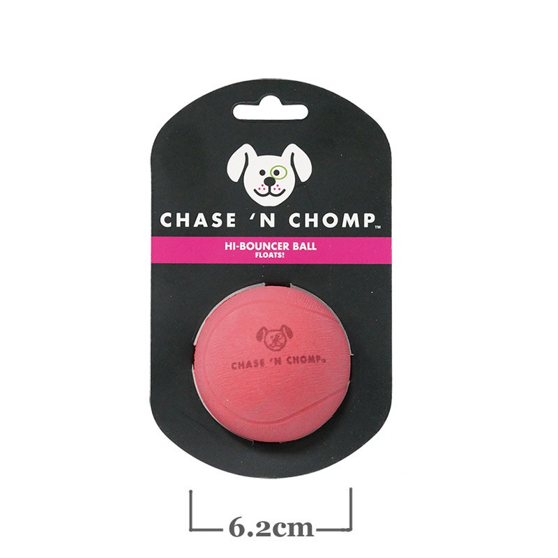 CAITEC Chase 'N Chomp Soft Rubber Floating Bouncy Ball - Suitable for Small to Large Dogs