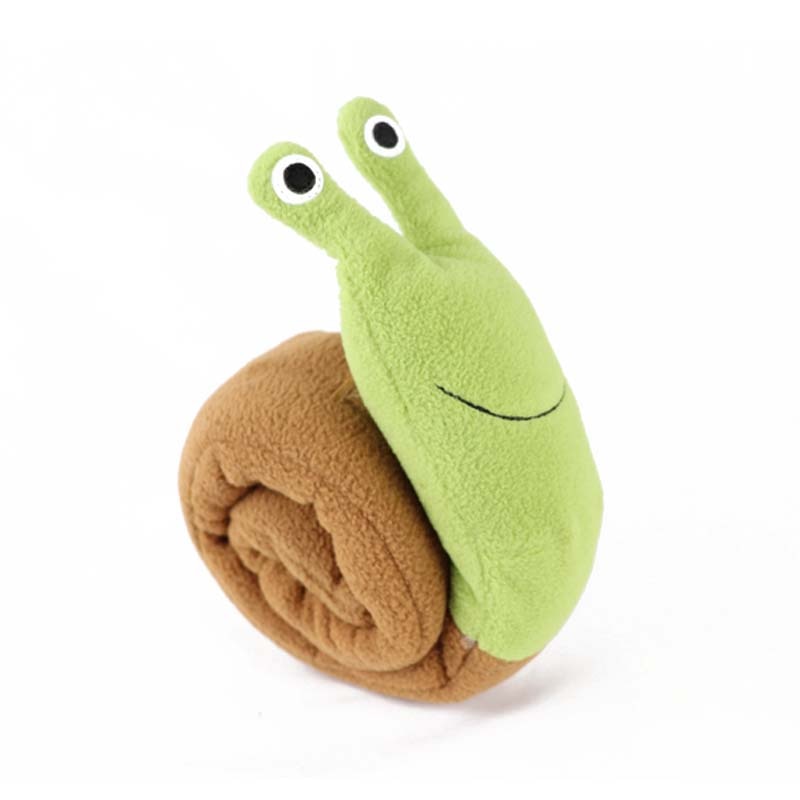 Interactive Foraging Snail Dog Toy - Machine washable