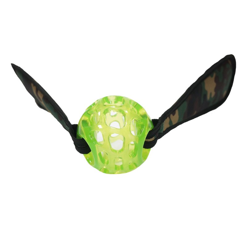 CAITEC Hero Soft Rubber Floating Ball with tabs for Foraging and Interactive Fun