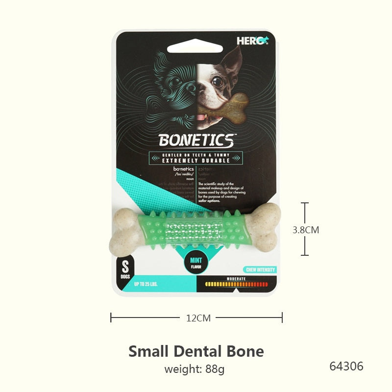 CAITEC Hero Bonetics Chewing Bone - Durable Bite Resistant great for Small to Large Dogs