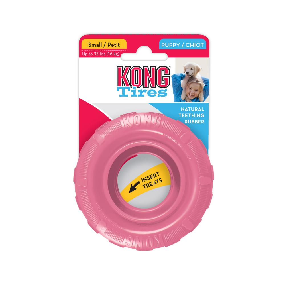 KONG Tires Dog Toy - Size Small (0-16kg)