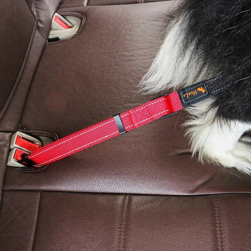 Benepaw Premium Heavy Duty Elastic Dog Car Seat Belt - Vehicle Safety Belt