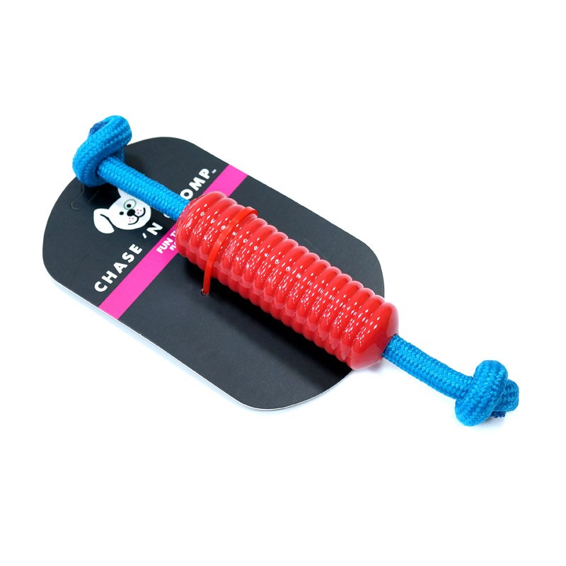 CAITEC Chase 'N Chomp Rope Tube Floating dog toy - Interactive great for Chewing & Tugging