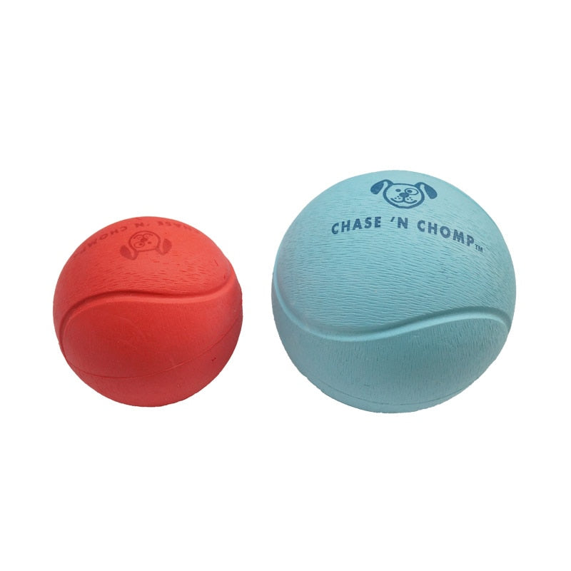 CAITEC Chase 'N Chomp Soft Rubber Floating Bouncy Ball - Suitable for Small to Large Dogs