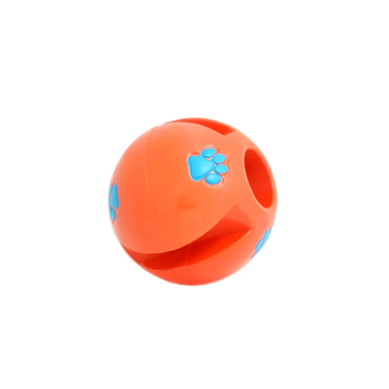 CAITEC Chase 'N Chomp Solid Hard Durable Rubber Fetch Ball - Great for Throwing & Chasing - Suitable for Small to Medium Dogs