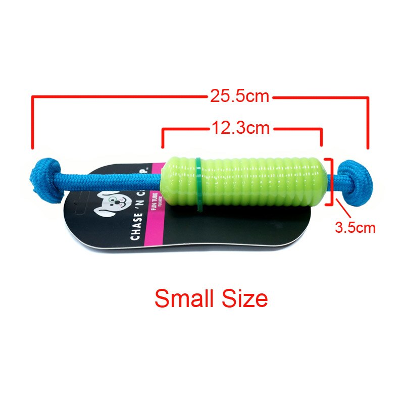 CAITEC Chase 'N Chomp Rope Tube Floating dog toy - Interactive great for Chewing & Tugging