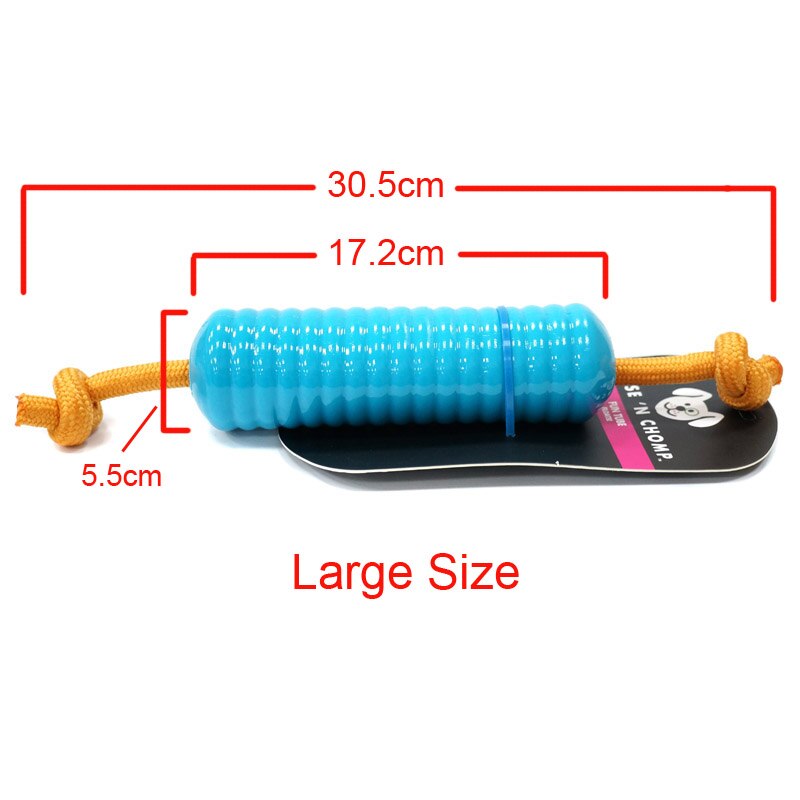 CAITEC Chase 'N Chomp Rope Tube Floating dog toy - Interactive great for Chewing & Tugging