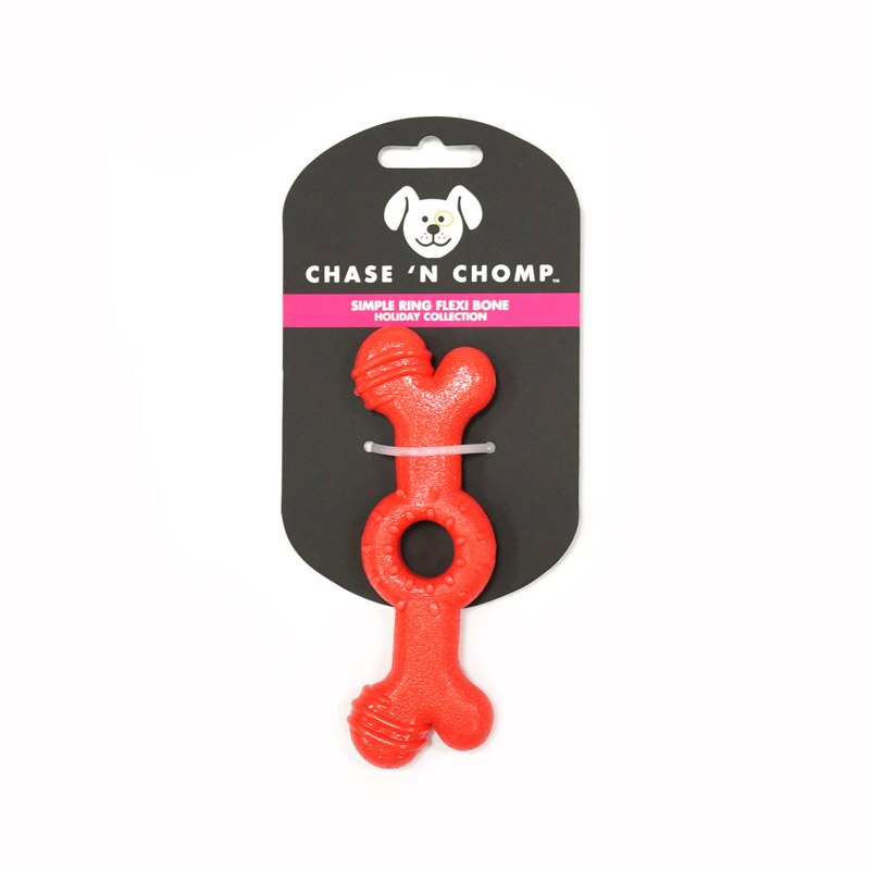 CAITEC Chase 'N Chomp Rubber Chewing Bone - 2 Sizes Available