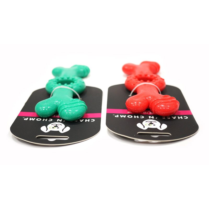 CAITEC Chase 'N Chomp Rubber Chewing Bone - 2 Sizes Available