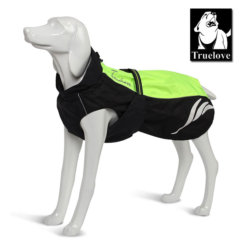 Truelove Waterproof Outdoor Reflective Stripe Dog Coat for All Weathers