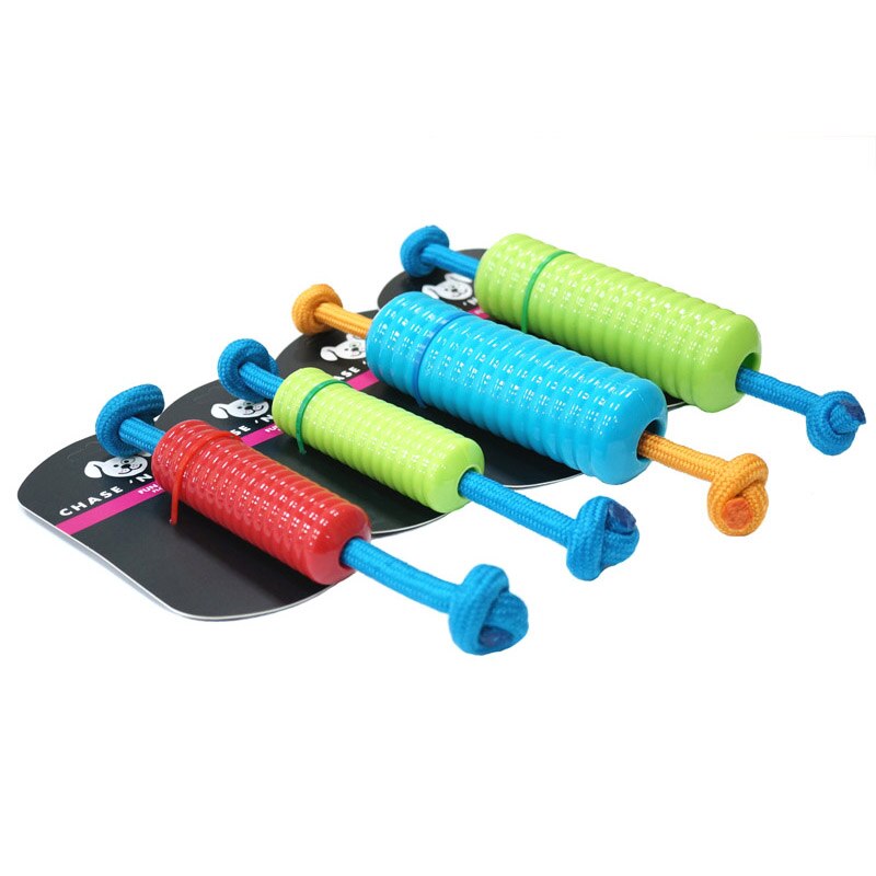 CAITEC Chase 'N Chomp Rope Tube Floating dog toy - Interactive great for Chewing & Tugging