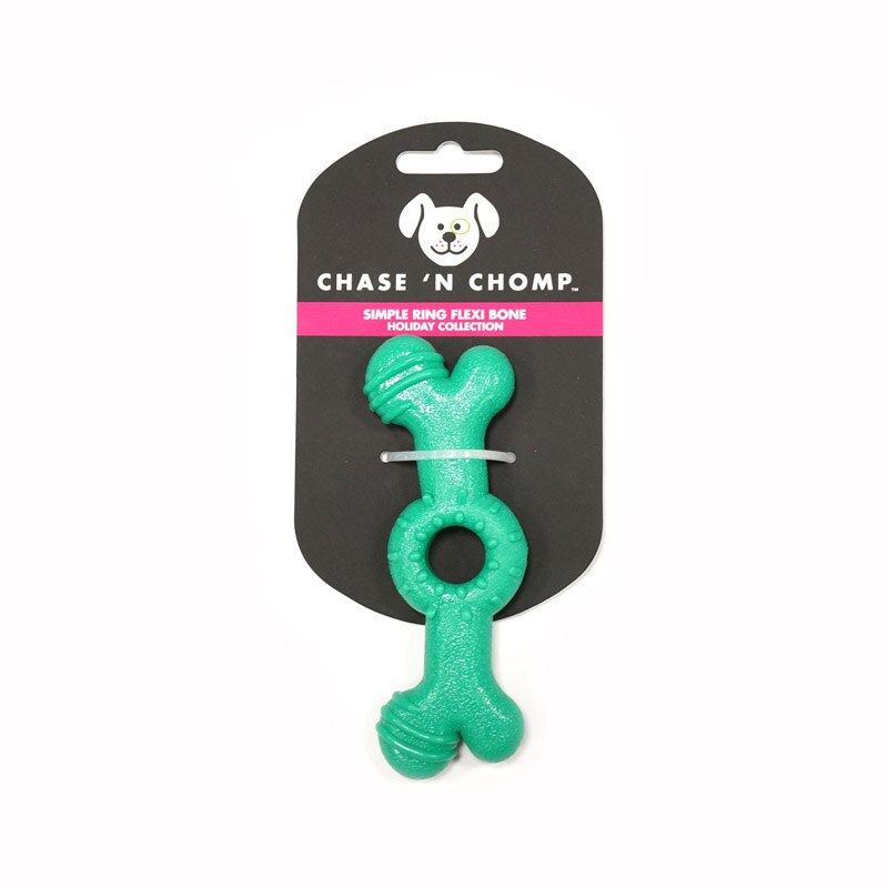 CAITEC Chase 'N Chomp Rubber Chewing Bone - 2 Sizes Available