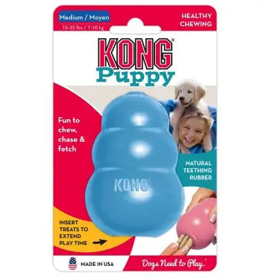 KONG Classic Dog Chew Toy - Up to 15-35lbs(7-16kg) - for Medium Dogs