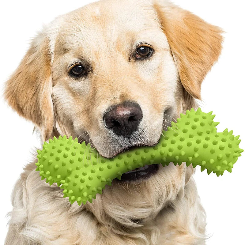 Benepaw Bite-resistant Rubber Floating Dog Bone For Medium & Large Dogs - aids teeth cleaning