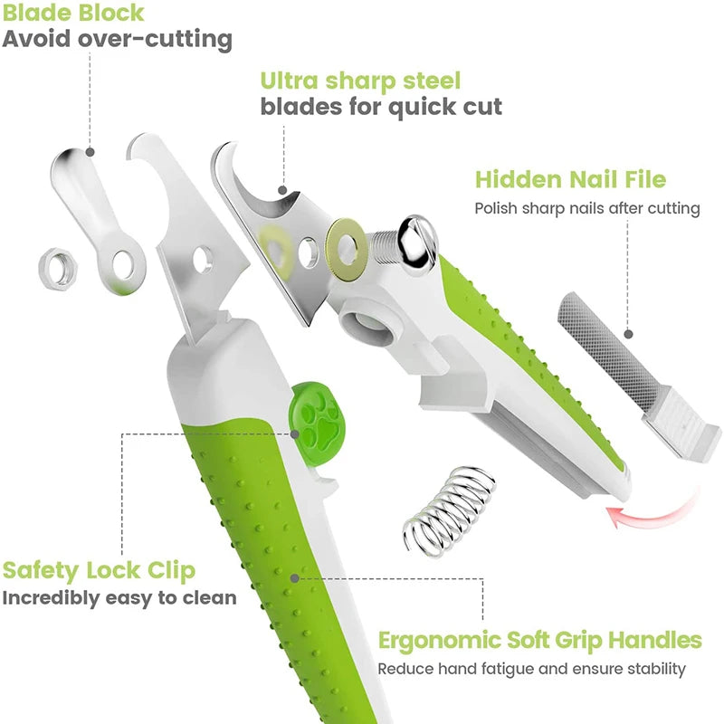 Benepaw Professional Nail Clippers with Nonslip Handles