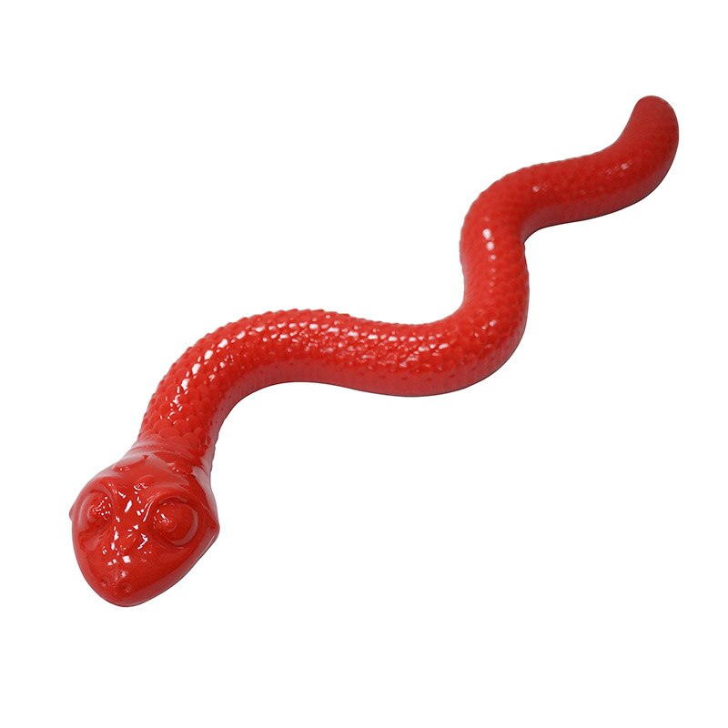 CAITEC Rubber Snake - Squeaky Dog toy for Foraging & Chewing