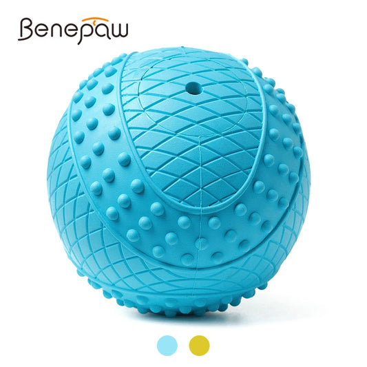 Benepaw Floating Squeaky Dog ball - Eco-friendly made from Natural Rubber