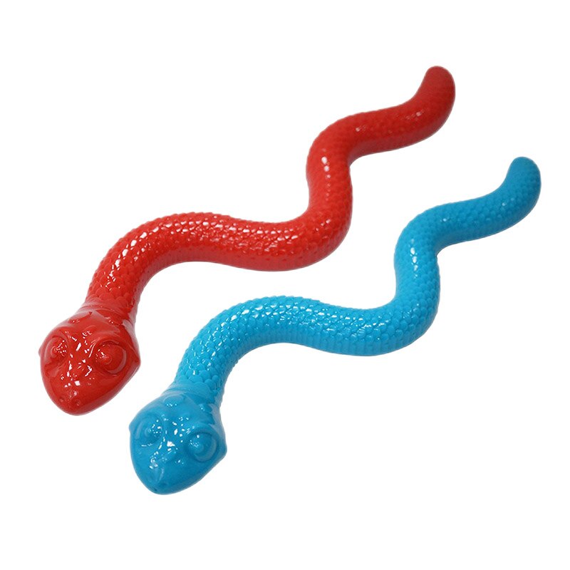 CAITEC Rubber Snake - Squeaky Dog toy for Foraging & Chewing