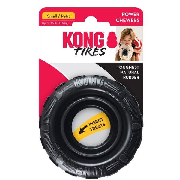 KONG Tires Dog Toy - Size Small (0-16kg)