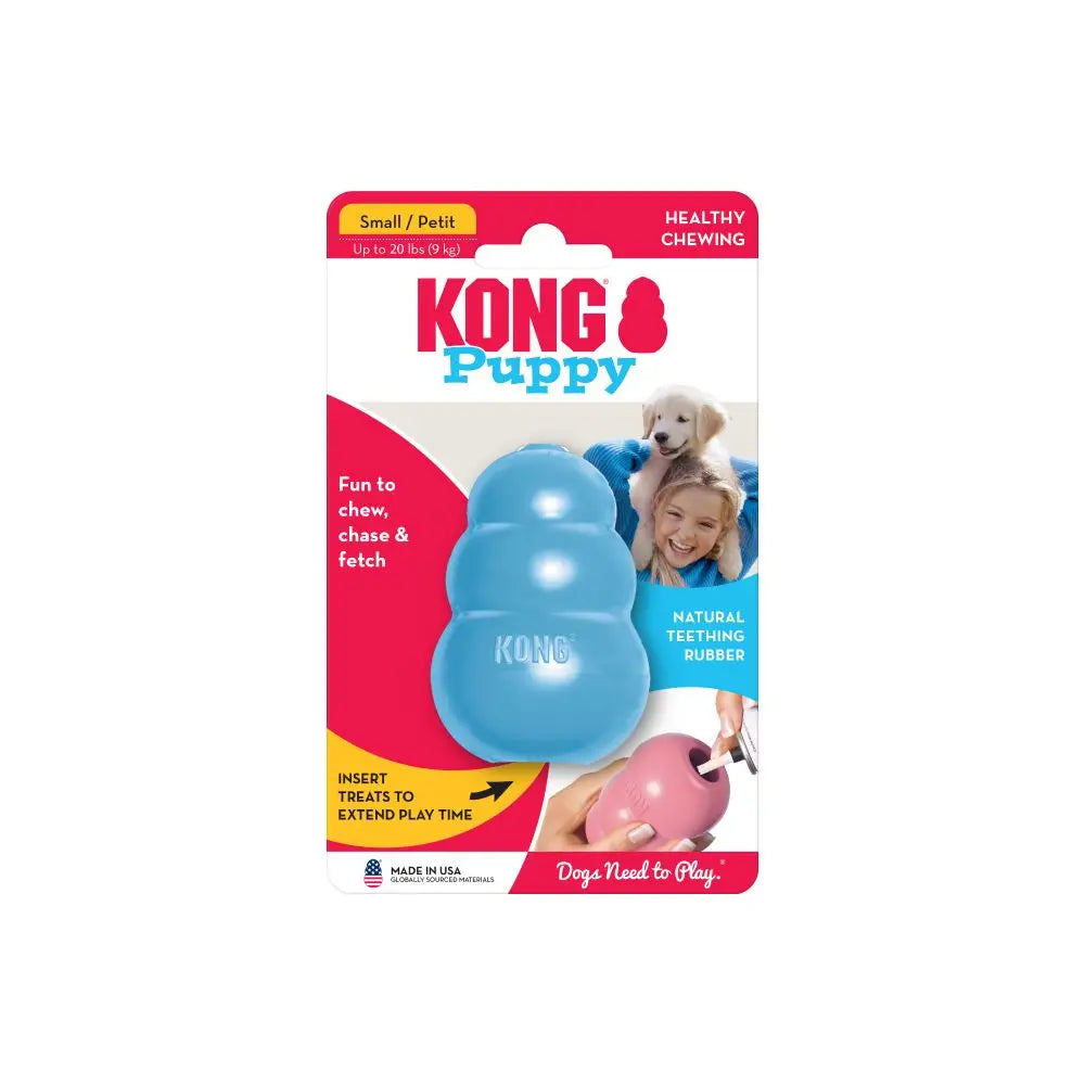 KONG Classic Dog Chew Toy  - Up to 20lbs(9kg) - for Puppy / Small Dogs