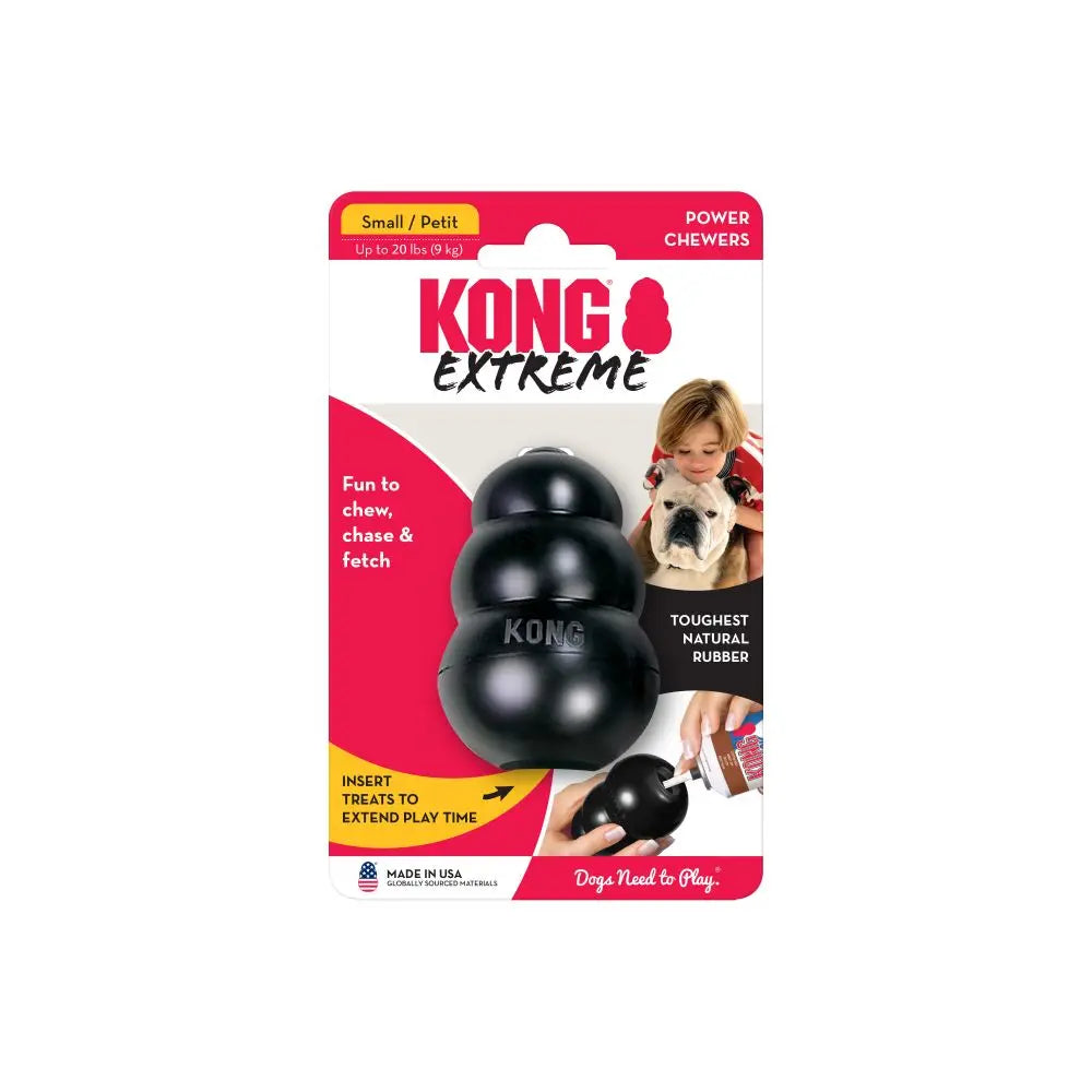 KONG Classic Dog Chew Toy  - Up to 20lbs(9kg) - for Puppy / Small Dogs