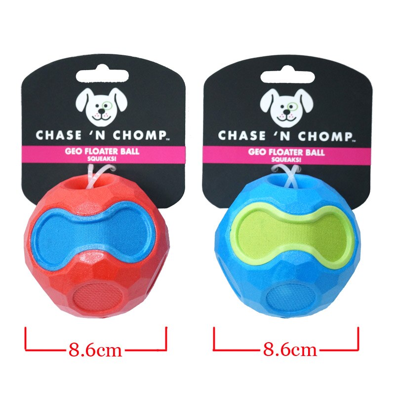 Caitec Chase 'N Chomp Floating Squeaky Ball - Suitable for Medium to Large Dogs