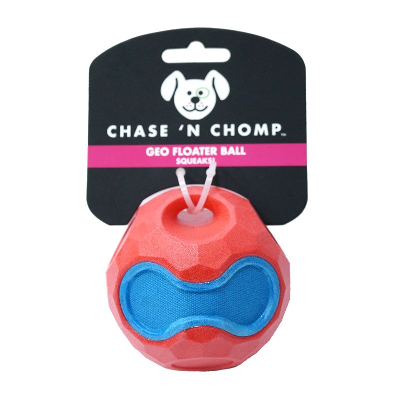 Caitec Chase 'N Chomp Floating Squeaky Ball - Suitable for Medium to Large Dogs