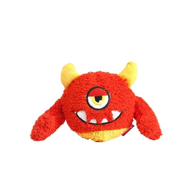 Q-Monster Interactive Squeaky Monster Dog Toy