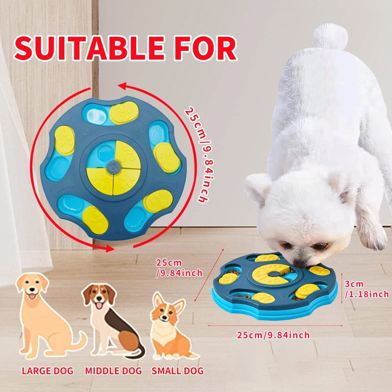 Benepaw Slow feeding Interactive Foraging Puzzle Toy - for Small, Medium & Large Dogs