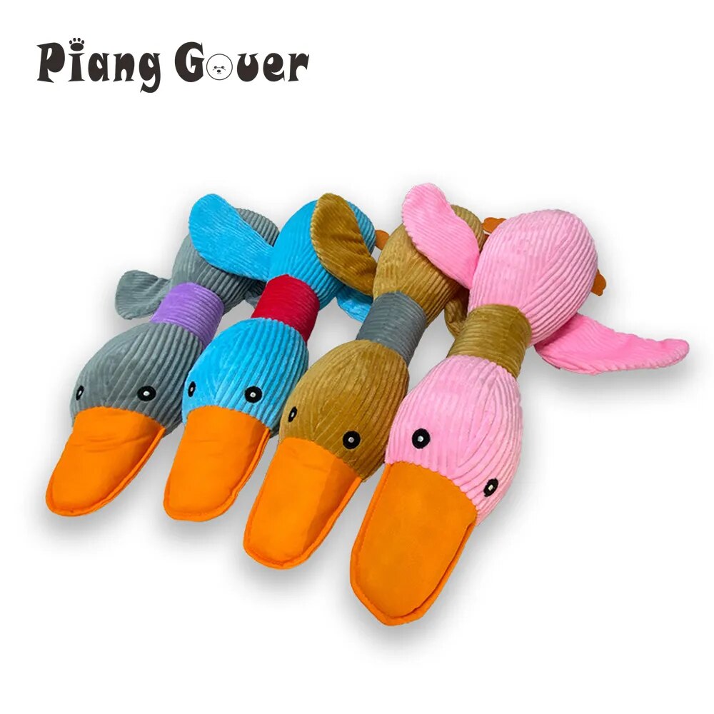 Wild Goose Small Plush Interactive Squeaky Dog Toy