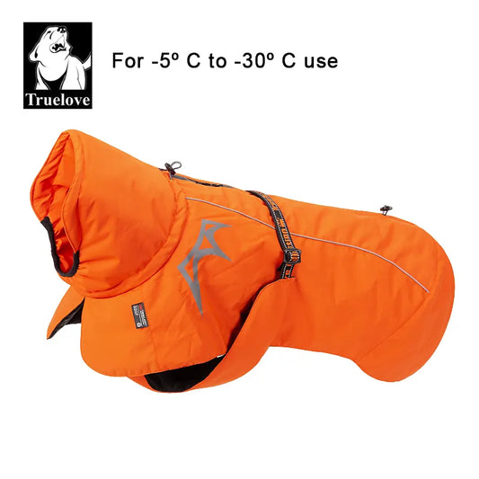 Truelove Warm Winter Dog Coat - Waterproof, Windproof & Reflective - Thinsulate 3M - TLG2372