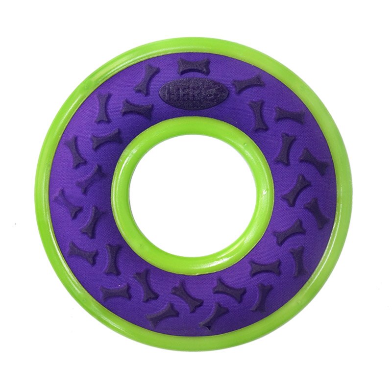 CAITEC Outer Armor Squeaky Flying Ring for Outdoor Throwing - Suitable for Medium to Large Dogs