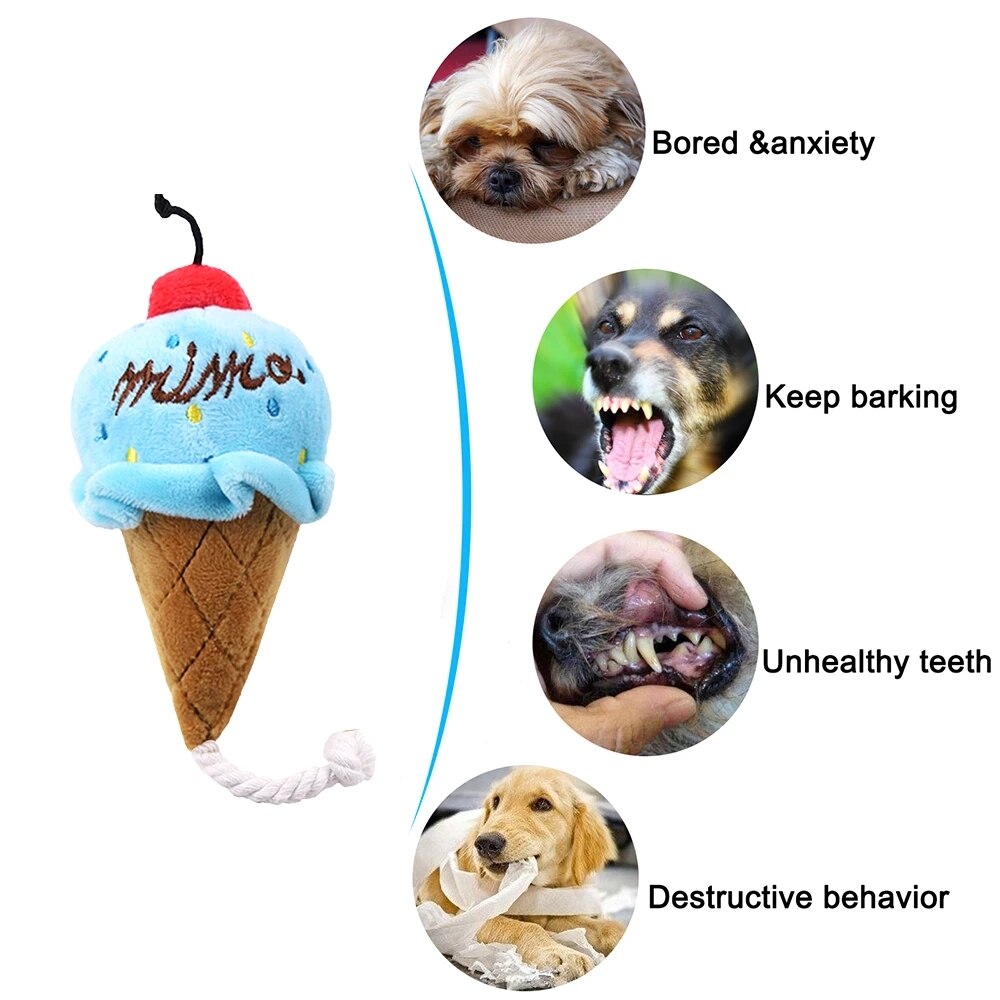 Novelty Squeaky Dog Toys - Multiple options available