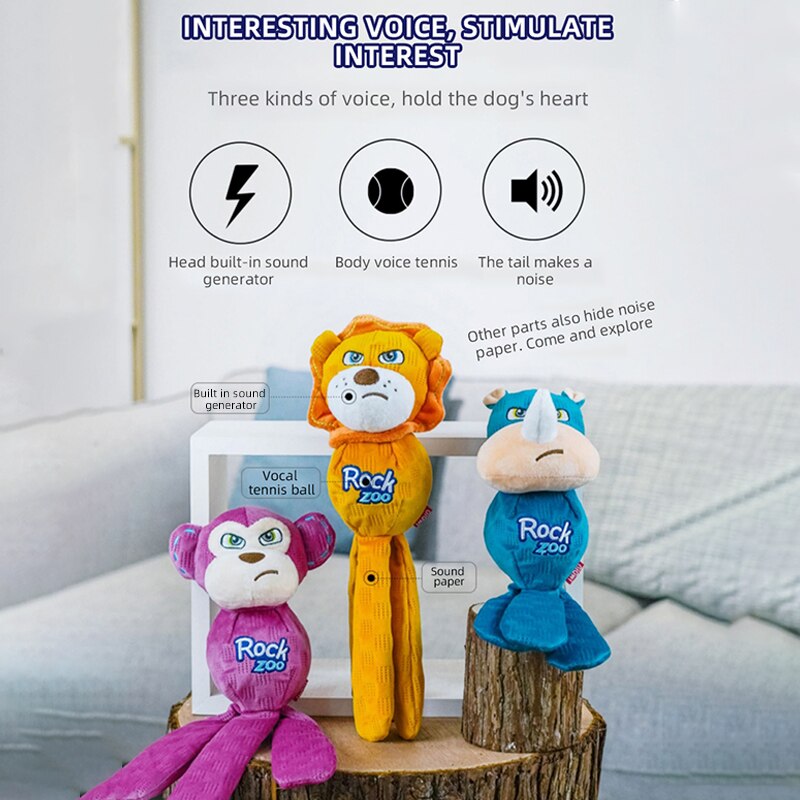 GiGwi Dog Toys Rock Series Sounding Interactive Toy For All Dogs