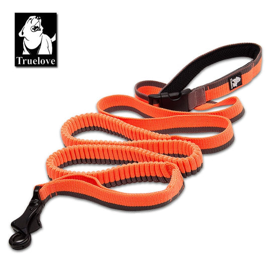 Truelove Dog Running Retractable Bungee Leash Hand-held or Waist worn