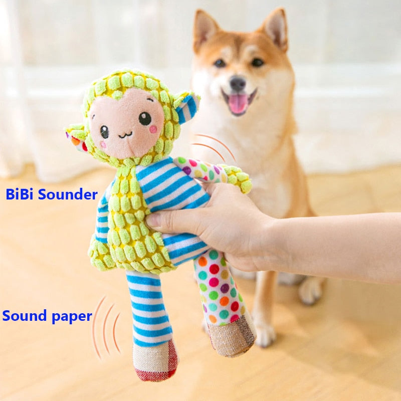 Plush Squeaky Interactive Dog Toy - Various options