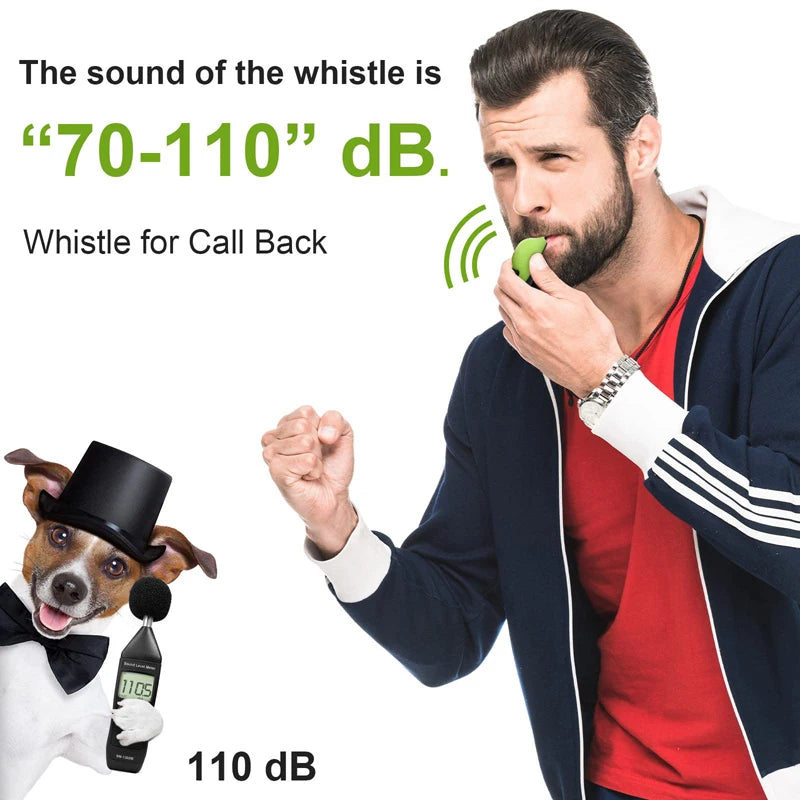 Benepaw 2-In-1 Dog Clicker & Whistle combo for retrieval & recall training