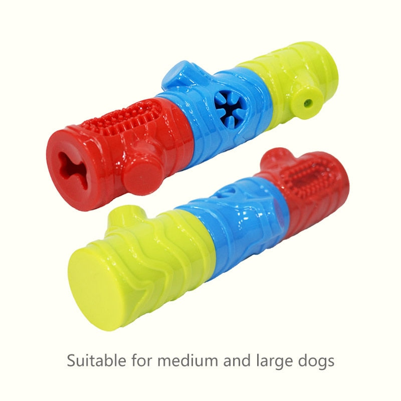 CAITEC Squeaky Foraging Stick Floatable Dog Toy Suitable for Medium to Large Dogs