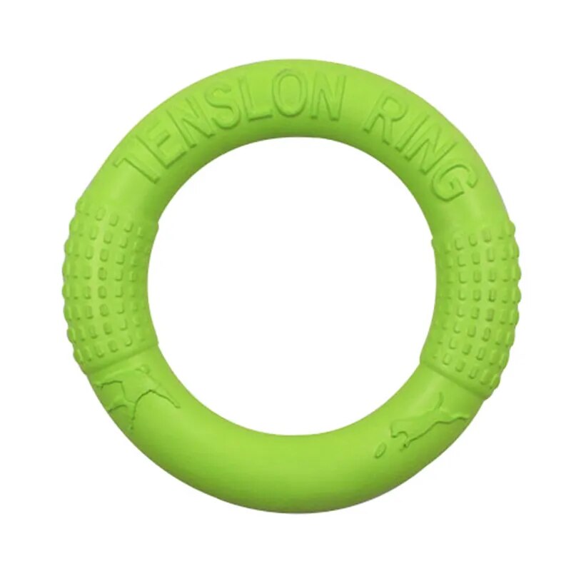 Floating Flying Ring for Interactive Training and Tug-O-War for Aggressive Chewing for Small Medium Dogs