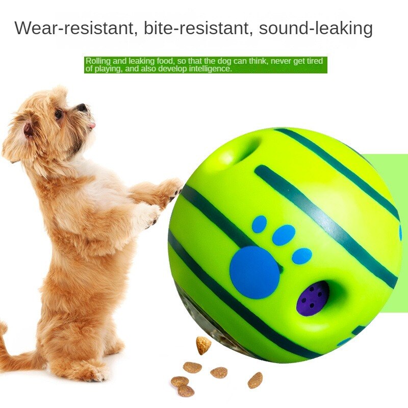 Wobble Wag Giggle Glow Ball Interactive Foraging Dog Ball - As Seen on TV