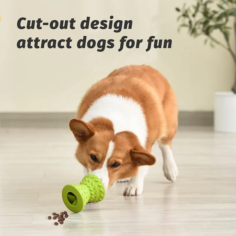 Benepaw Interactive Foraging Treat Dispensing Dog Toy for Aggressive Chewers - Nontoxic and made from Natural Rubber