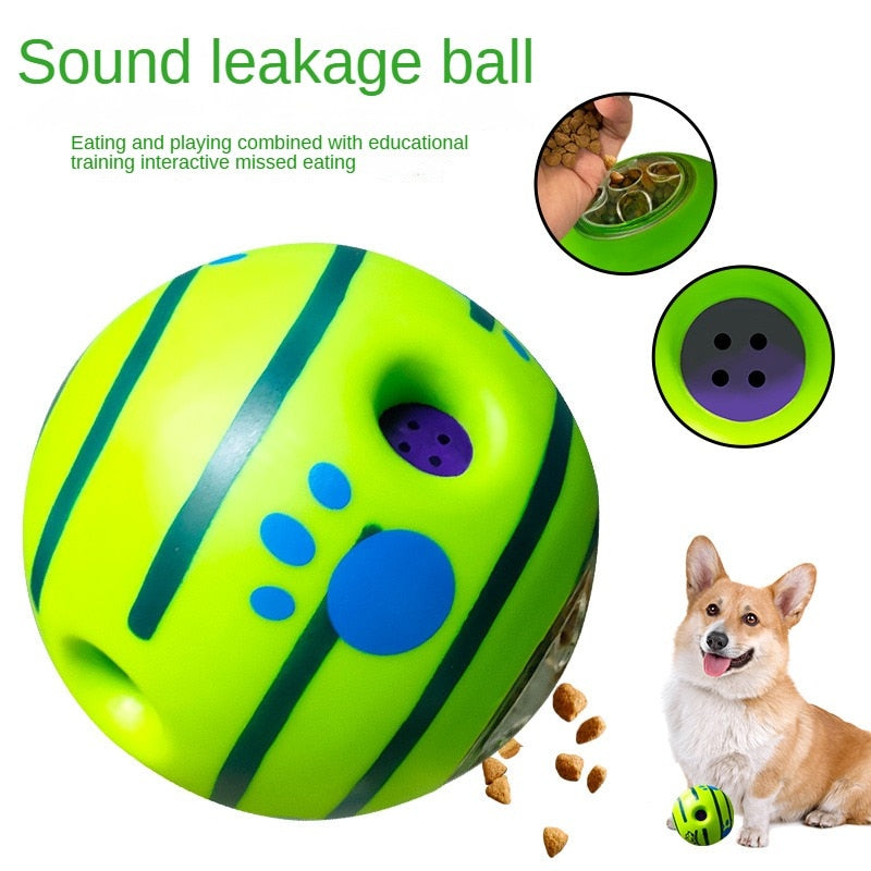 Wobble Wag Giggle Glow Ball Interactive Foraging Dog Ball - As Seen on TV