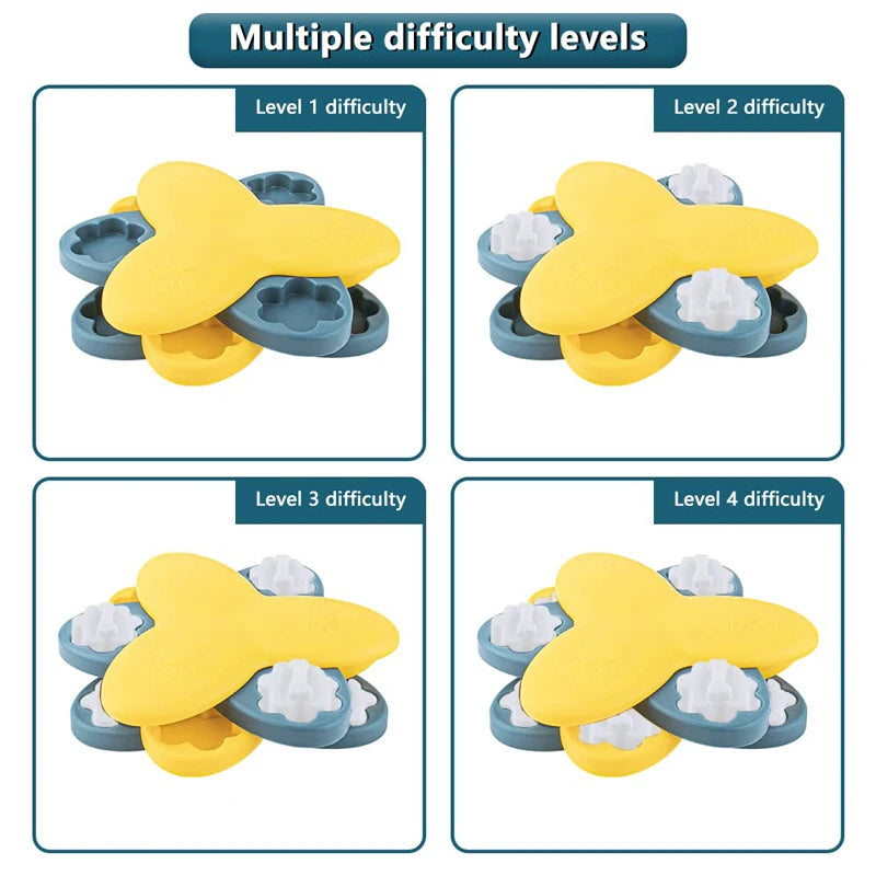 Benepaw Interactive Foraging Treat Dispensing Puzzle toy - Great for Slow Feeding - For Small to Large Dogs